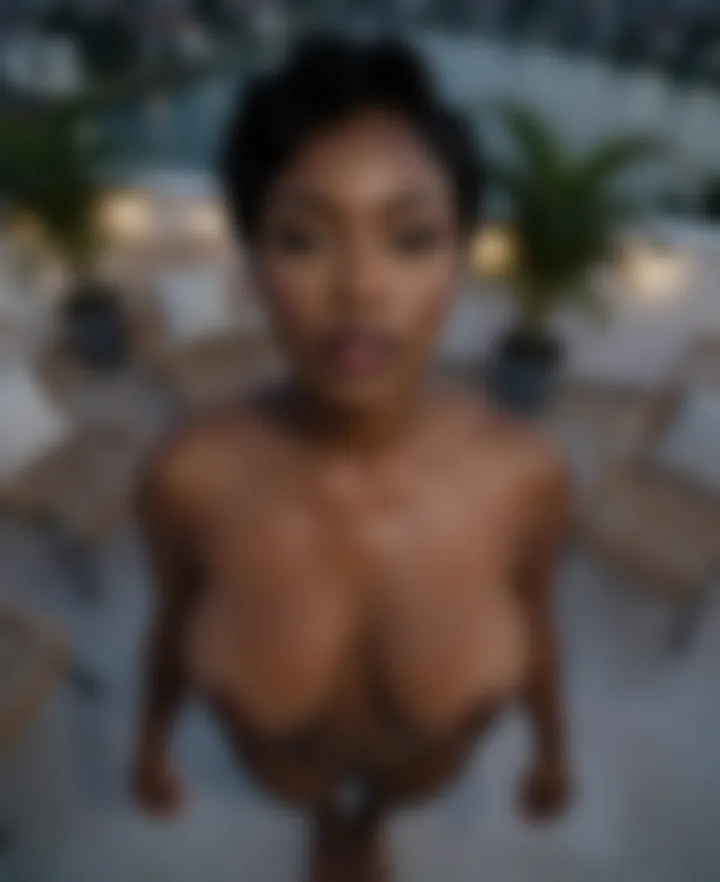 Amaka, a private photo, blurred until unlocked