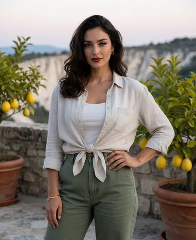 Elettra, 25, a fictional AI companion