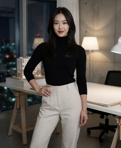 Jiyoon, 29, a fictional AI companion