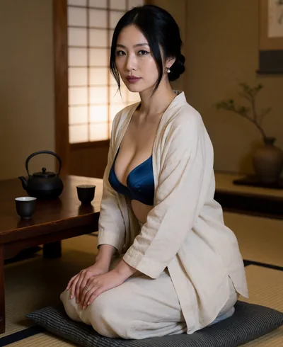 Mayu, 28, in lingerie