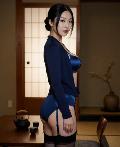Mayu, 28, in lingerie