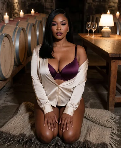 Naledi, 34, in lingerie